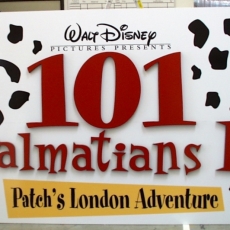 101 Dalmatians Dimensional Signage